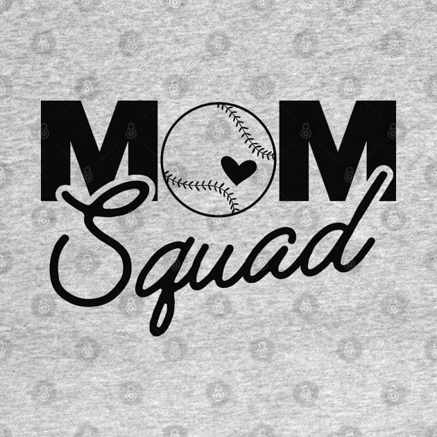 Softball / Baseball mom squad by KC Happy Shop